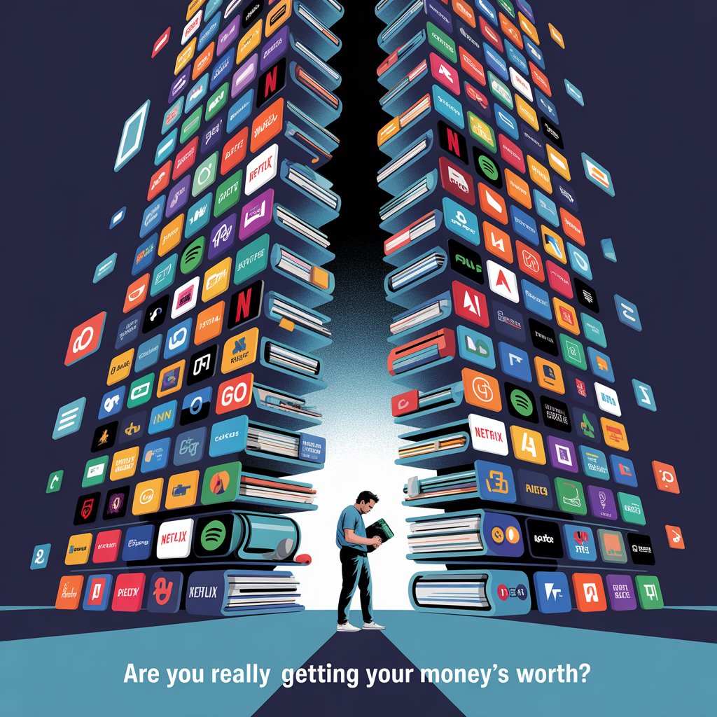 Subscription economy saturation 2026: consumer cutting recurring monthly subscription spending.