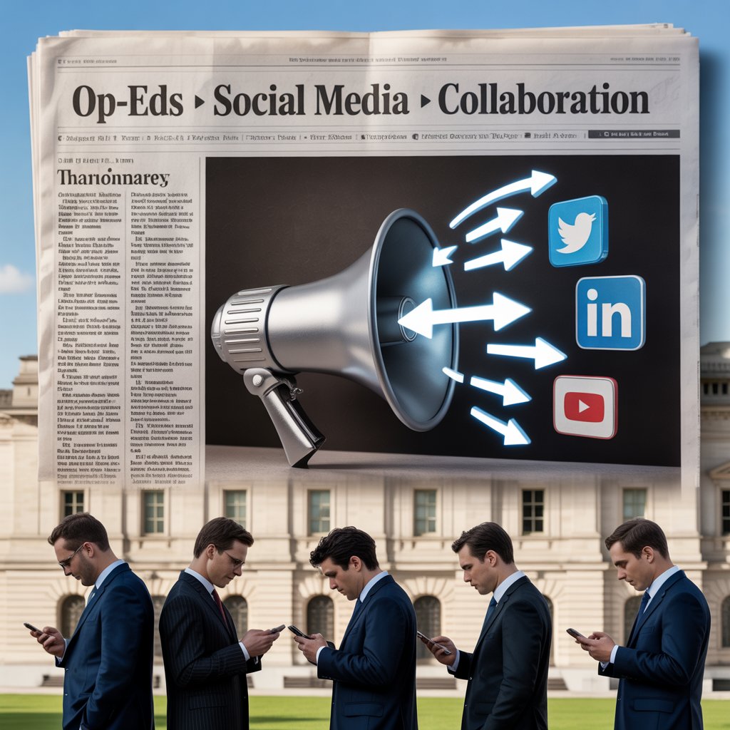 Op-eds, social media, and collaborations, practical tools that help researchers influence policy and public debate.