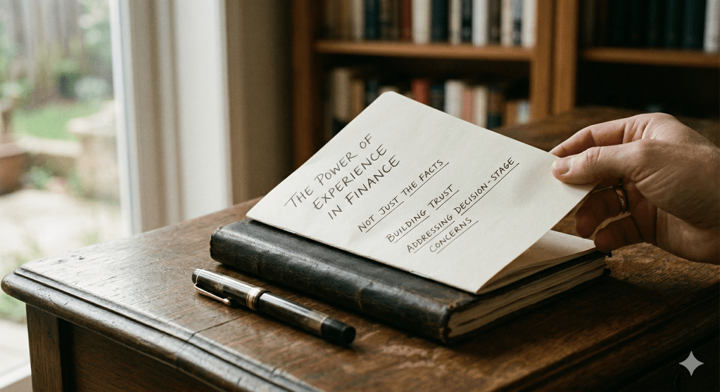 What Good Finance Writing Gets Wrong (And Why Experience Matters More Than&nbsp;Accuracy)